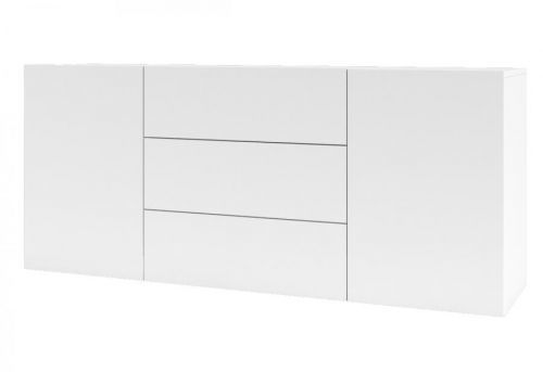 Expedo Komoda AVANA 2D3S, 140x63x35, biela/wotan dub