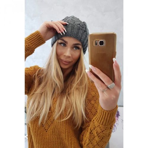 Cap Motyl K234 dark gray