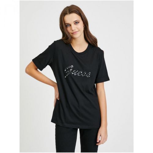 Black Women's T-Shirt Guess Nichita - Women