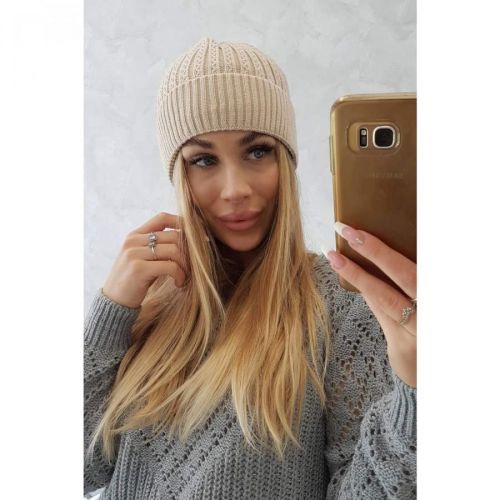Cap thin Weronika K249 beige