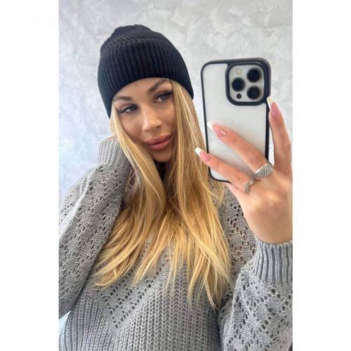 Cap thin Oliwia K252 black