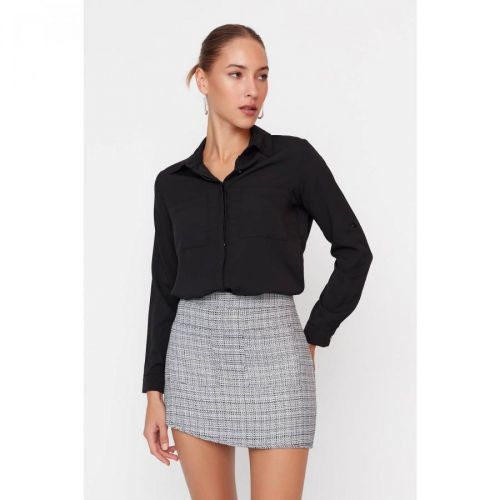 Trendyol Gray Mini Skirt