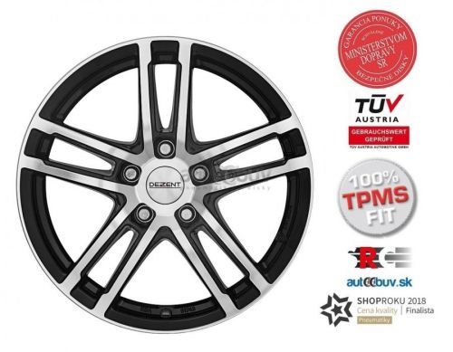 DEZENT TZ dark 6.50x16 4x108.00 ET20