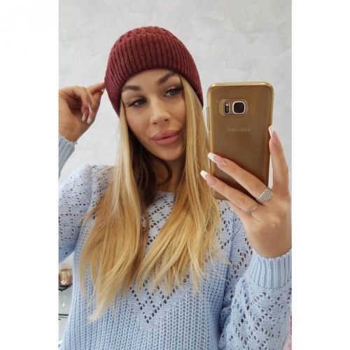 Cap thin Grace K211 burgundy