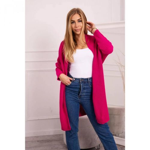 Sweater with batwing sleeve fuchsia