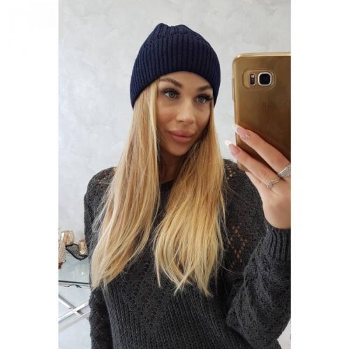 Cap thin Malwina K250 navy blue