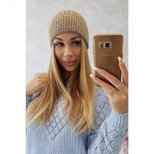 Cap thin Grace K211 dark beige