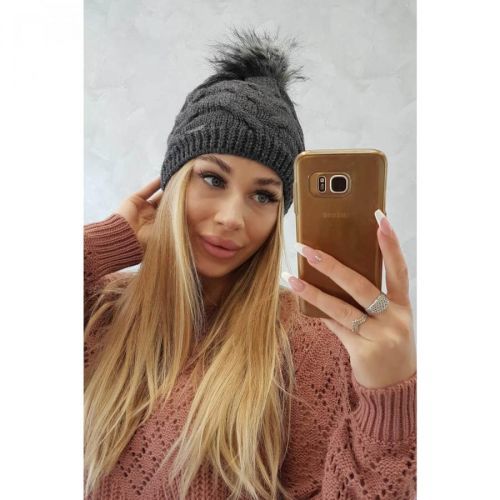 Cap with fleece Ela K242 graphite