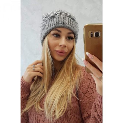 Cap Bąbelka K219 gray