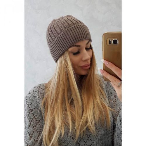 Cap thin Weronika K249 cappuccino