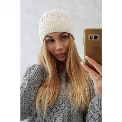 Cap thin Weronika K249 ecru