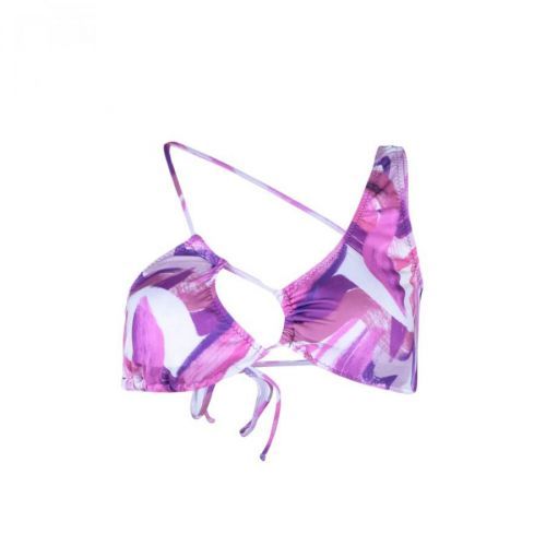 Trendyol Abstract Patterned Bib Detail Bikini Top