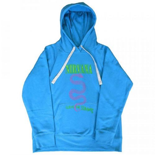 Nirvana mikina Serve The Servants Neon Modrá S