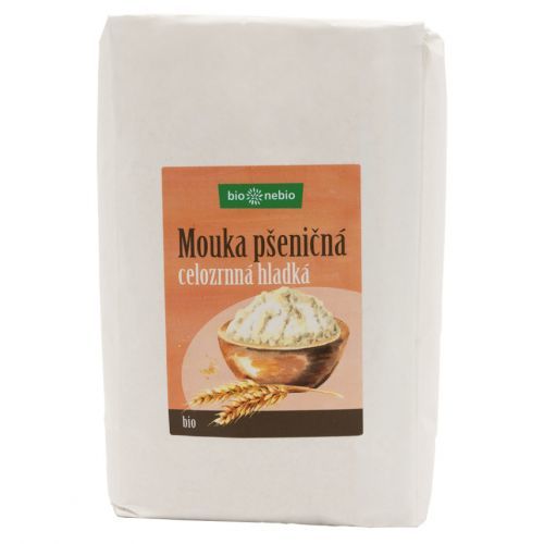 BIO NEBIO Pšeničná múka celozrnná hladká BIO 1 kg