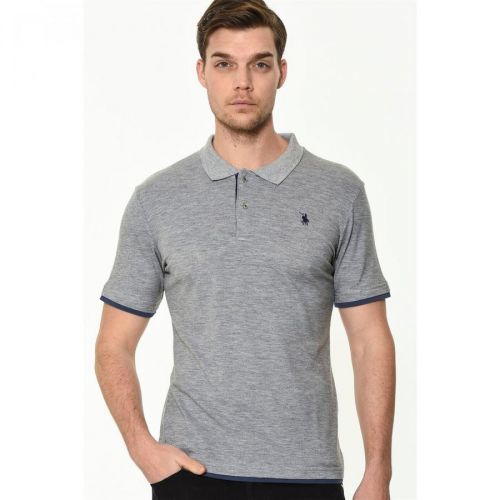 T8562 DEWBERRY MENS TSHIRT-LIGHT GREY