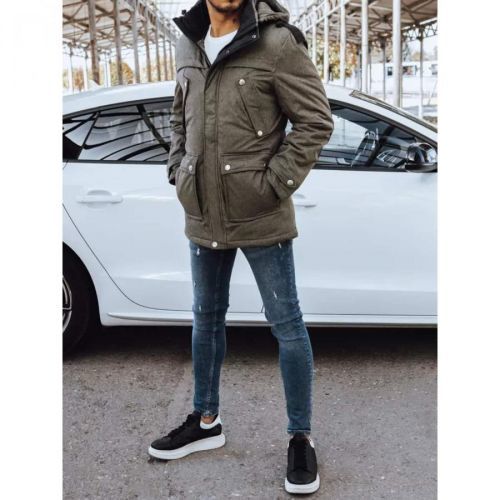 Dstreet TX4279 men's khaki winter jacket