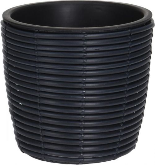Plastový květináč Burboa 40x36 černý