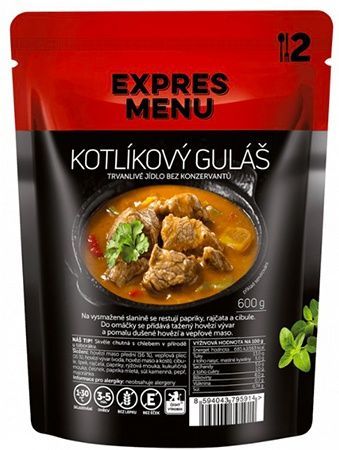 Expres menu kotlíkový guláš 600 g