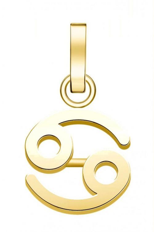 Rosefield Pozlátený prívesok Rak The Pendant PE-Gold-Cancer-S