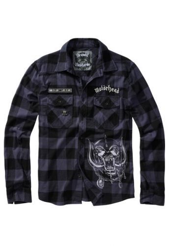 Brandit Motörhead Checkshirt black/grey - S