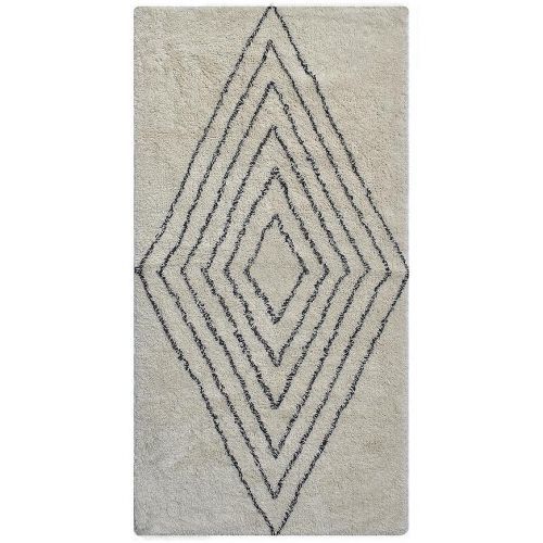 Koberec Berber 98 ecru/čierna 70x140 Merkury Home