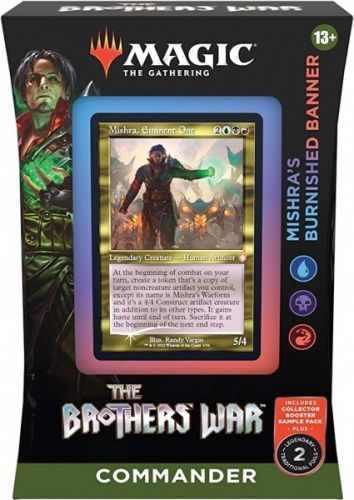 Wizards of the Coast Magic the Gathering The Brothers War Commander Deck - Mishra’s Burnished Banner