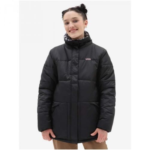 White-Black Women's Patterned Double-sided Quilted Jacket VANS - Women