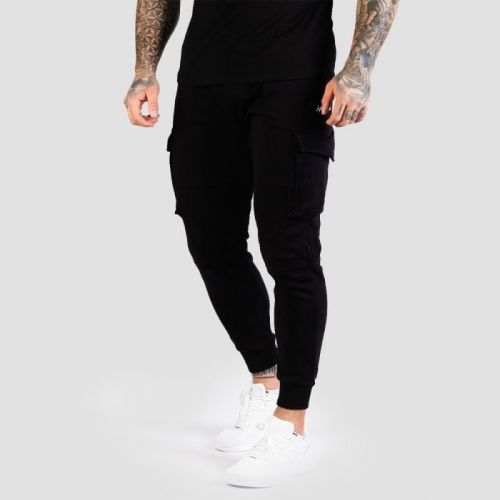 GymBeam Tepláky TRN Black  LL