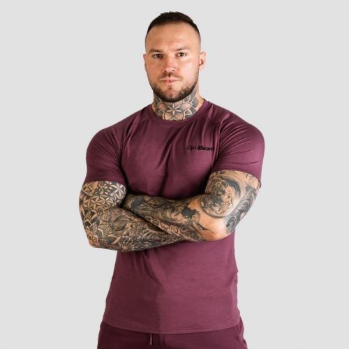 GymBeam Tričko Fitted TRN T-shirt Eggplant  XXLXXL