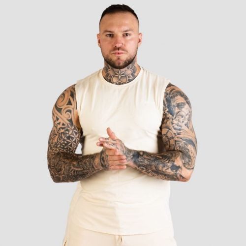 GymBeam Tielko TRN TankTop Sand  XXLXXL