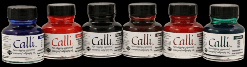 D&R - Sada kaligrafických tušov 6 x 29,5 ml