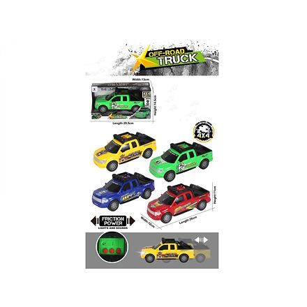 Auto so zvukom a svetlom, červené