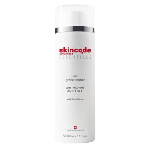 SKINCODE Essentials 3v1 jemné čistiace mlieko 200 ml