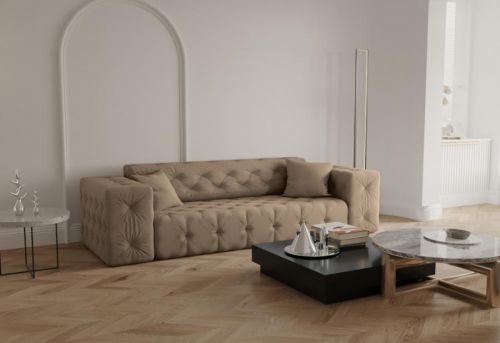 Expedo Pohovka MELANA 2, 251x73x88, opera taupe