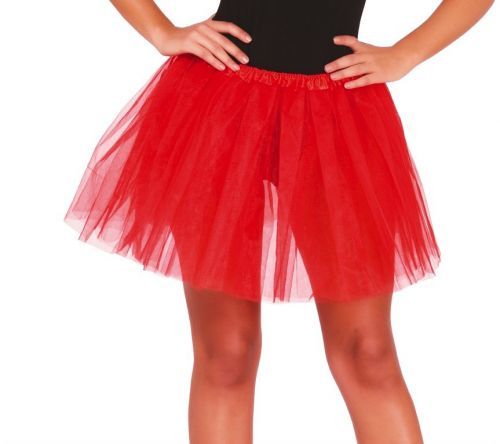 Guirca Dámska TUTU sukňa - červená 40 cm