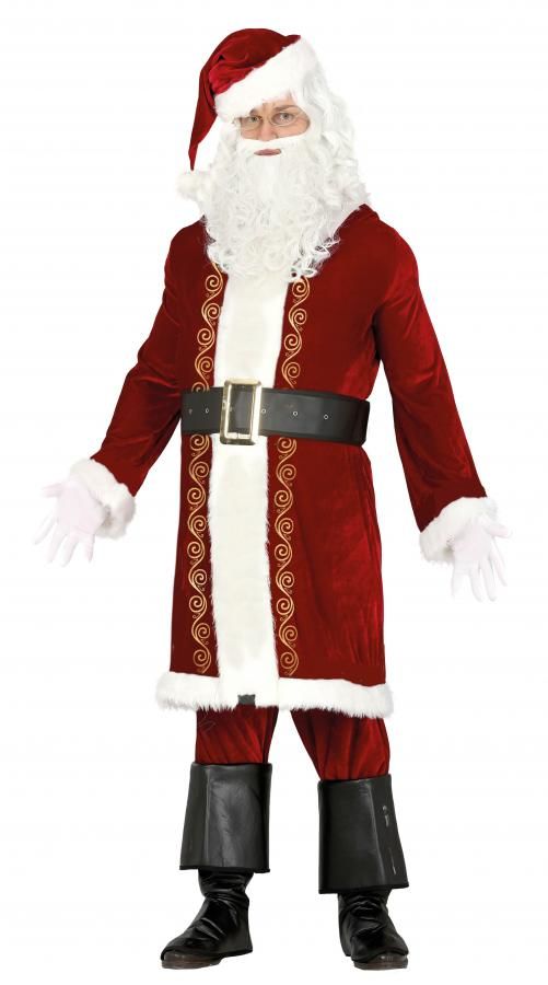 Guirca Pánsky kostým - Santa Claus bordový Veľkosť - dospelý: M