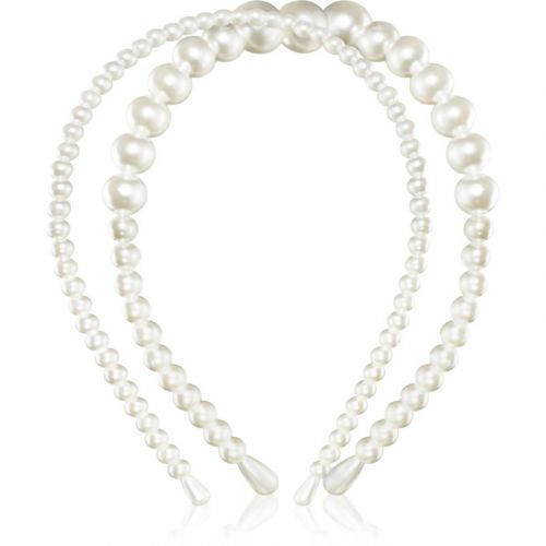 Notino Grace Collection Faux pearl headbands čelenka do vlasov 2 ks