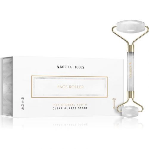 KORIKA Tools Face roller Clear Quartz Stone masážny valček na tvár a krk