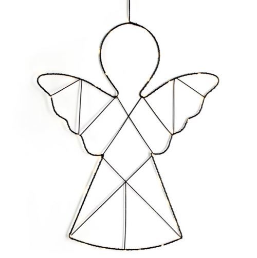 ArtFlhf Vianočná dekorácia LED ANGEL