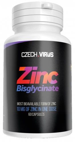 Czech virus zinc bisglycinate 60 kapsúl