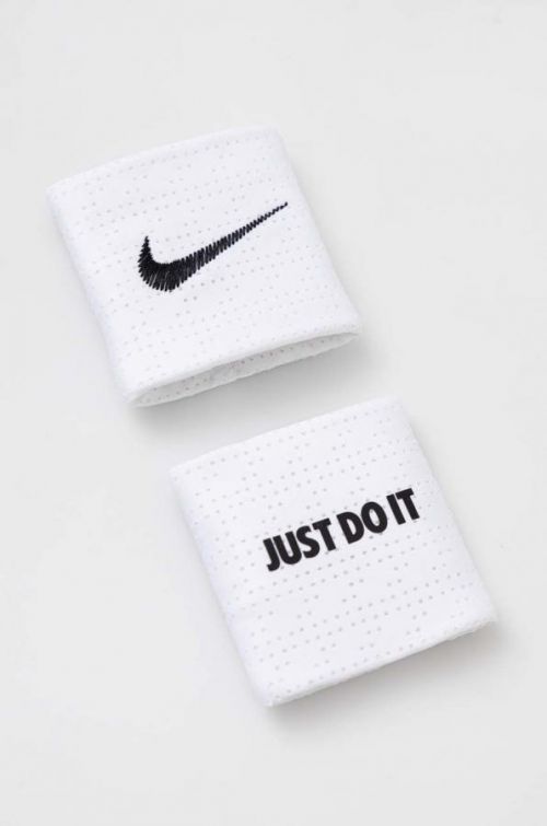 Potítka Nike 2-pak biela farba