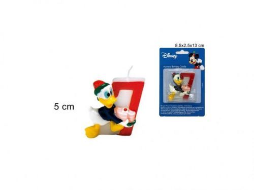 MAKRO - Sviečka číslica 7 Disney