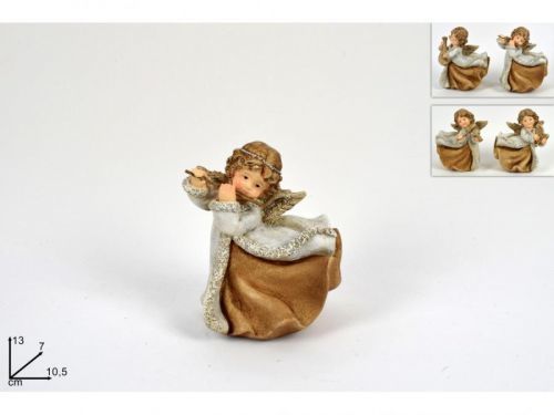 MAKRO - Anjel muzikant 13cm rôzne druhy