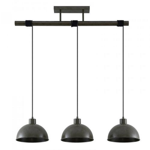 Lindby Jorek závesná lampa, oceľ, 3-plameňová