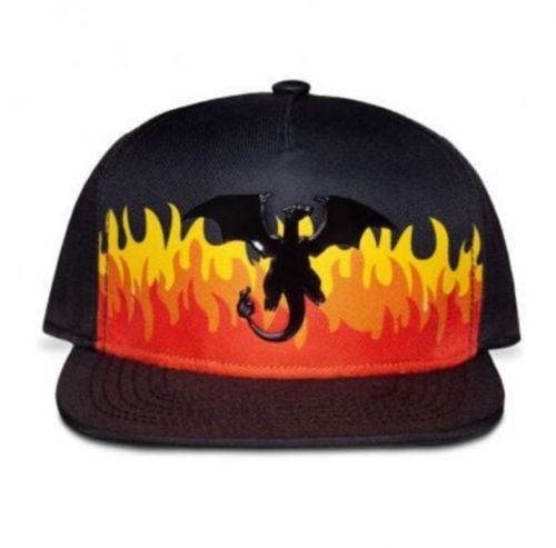 Difuzed Šiltovka Pokémon Charizard s plameňmi