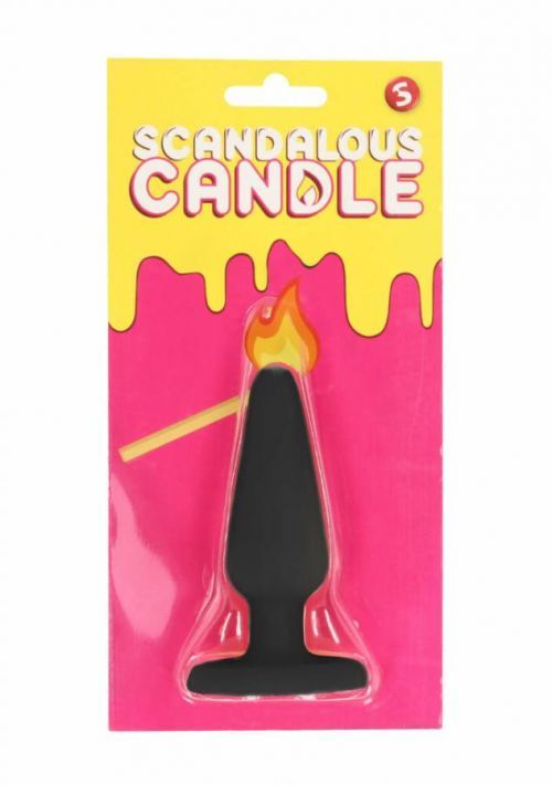 Scandalous Candles - Butt Plug - Black