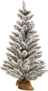 Vianočný stromček zasnežený DELUXE Viola v kvetináči 60 cm