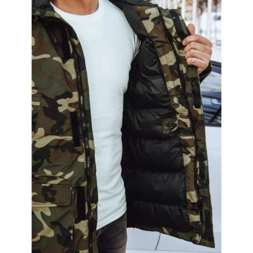 Men's winter hooded camo jacket Dstreet TX4311