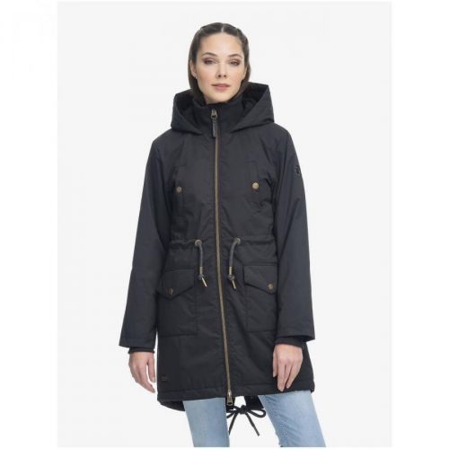 Black Women's Hooded Parka Ragwear Crescend - Women