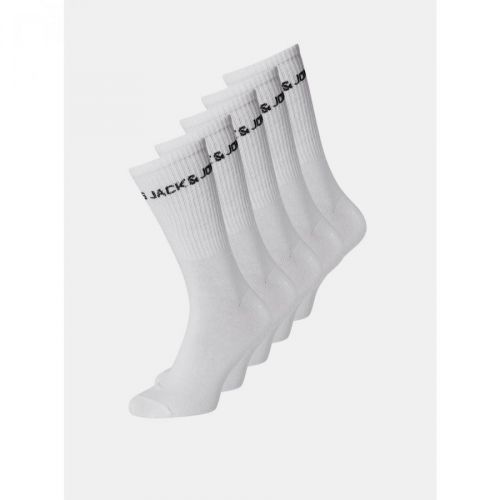 Set of five pairs of white jack & jones socks - Men